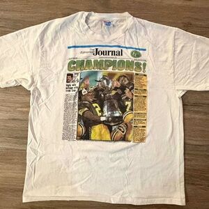 Vintage Edmonton team's Grey cup (single stitch)